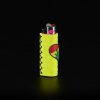 Mechero Clipper Classic con funda de PVC Hoja