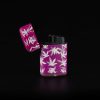 Mechero Atomic Soplete engomado con diseño de hojas