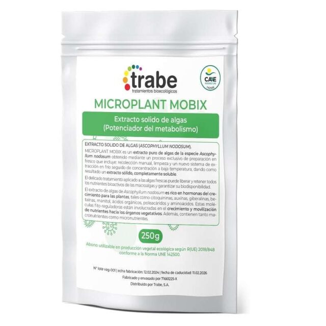 Microplant Mobix de Trabe Fertilizante de algas