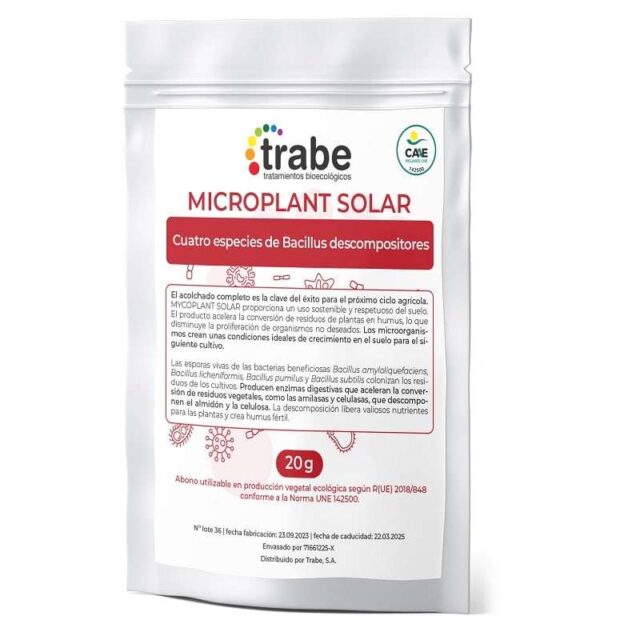 Microplant Solar de Trabe Microorganismos para suelo