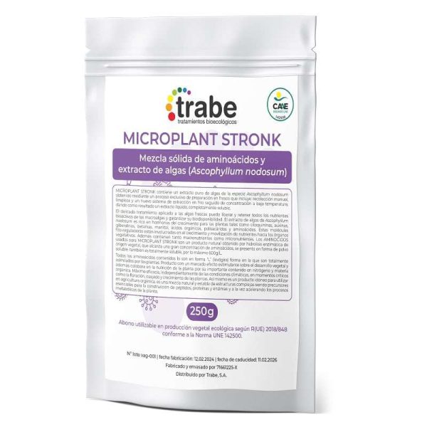 Microplant Stronk de Trabe Aminoácidos y algas para cultivo