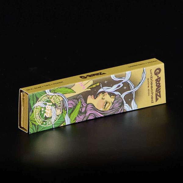 Papel + Boquillas + Poker Grollz King Size Marrón con Cierre Magnético