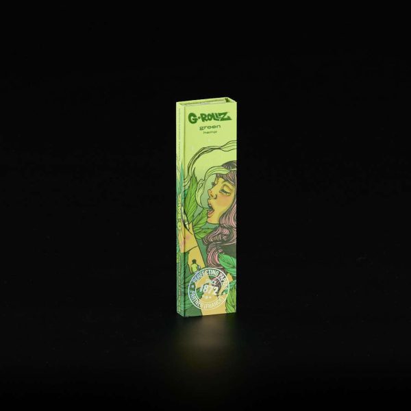Papel + Boquillas + Poker Grollz King Size Verde con Cierre Magnético