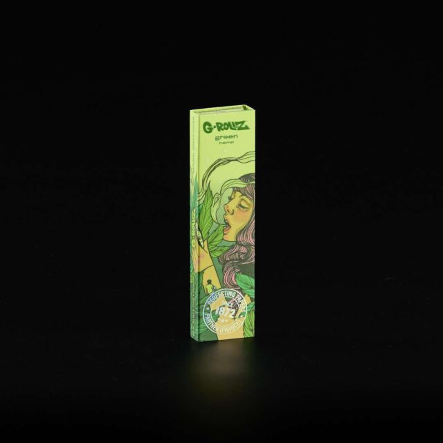 Papel + Boquillas + Poker Grollz King Size Verde con Cierre Magnético