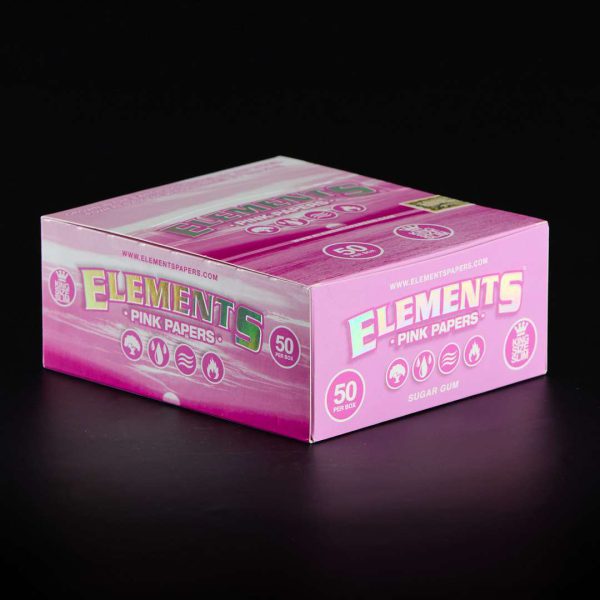 Papel Elements King Size Rosa 50u.