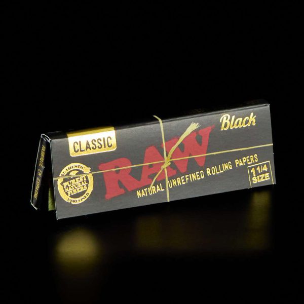 Papel Raw 1.1/4 Black