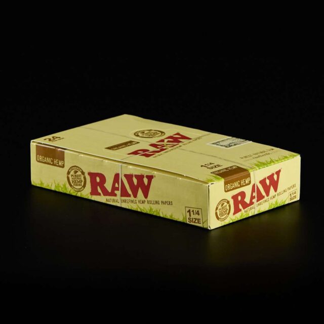 Papel Raw 1.1/4 orgánico - 24u.