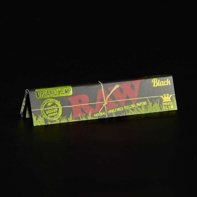 Papel Raw King Size Slim Black Orgánico