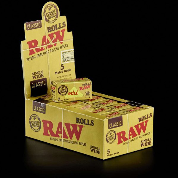 Papel Raw Rollo Single Wide 5m 24u.