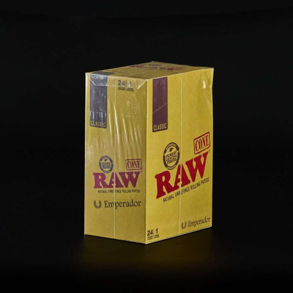 Papel Raw Cono Emperador 1u Pack 24u