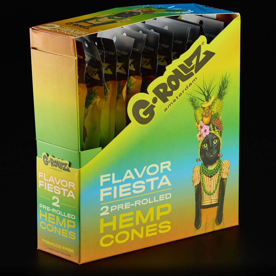 Papel Blunt de sabores Pre-Rolled de Grollz 2u. Caja 15u.