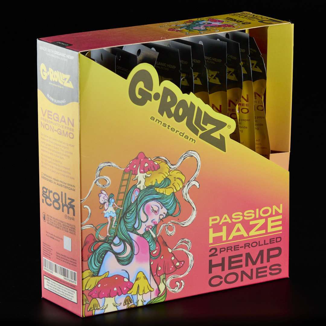 Papel Blunt de sabores Pre-Rolled de Grollz 2u. Caja 15u.
