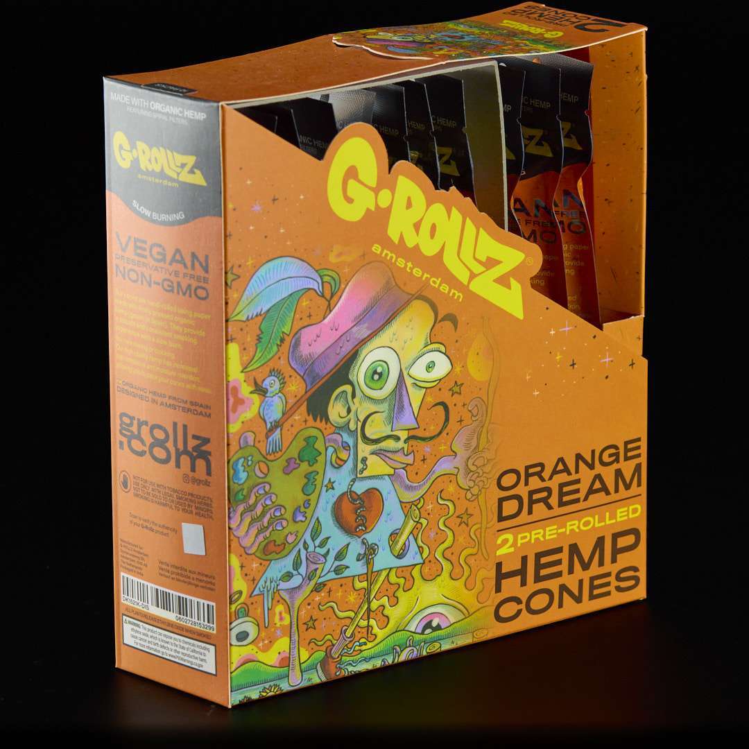 Papel Blunt de sabores Pre-Rolled de Grollz 2u. Caja 15u.