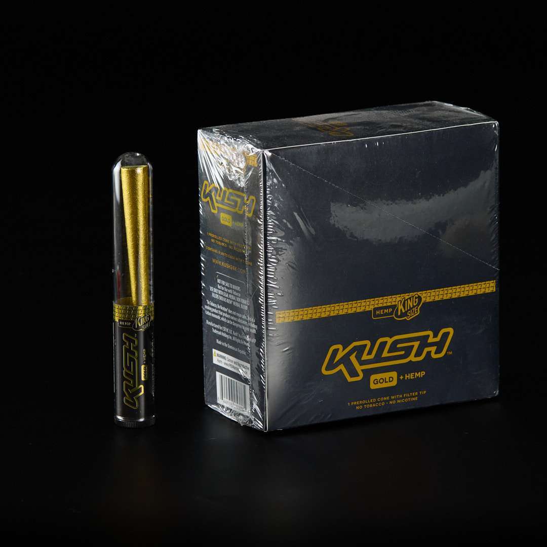 Papel de oro 24K Gold King Size de Kush Herbal