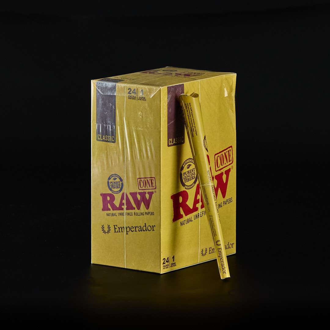 Papel Raw Cono Emperador 1u Pack 24u