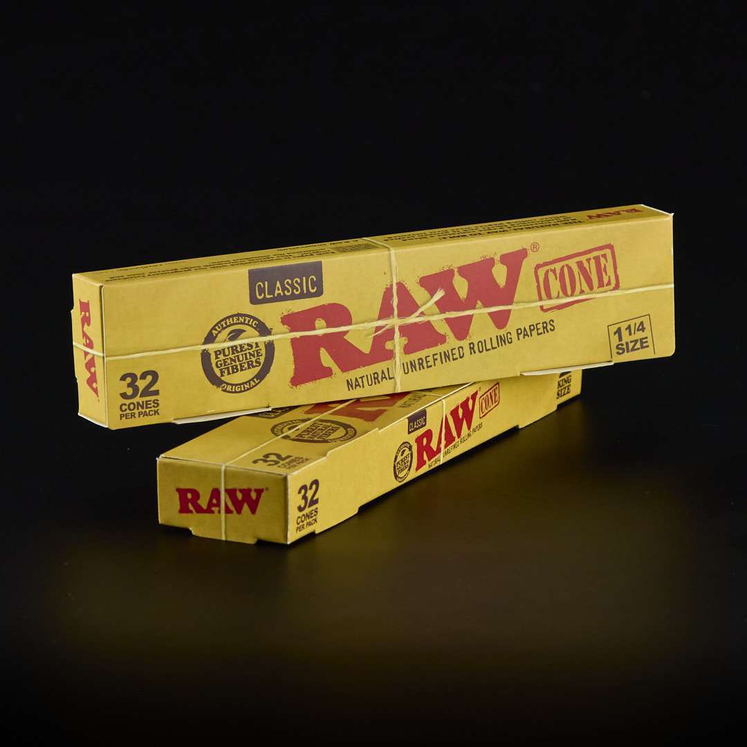 Papel Raw conos King Size Slim 32u.