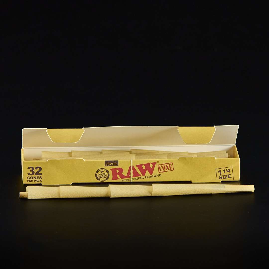 Papel Raw conos King Size Slim 32u.