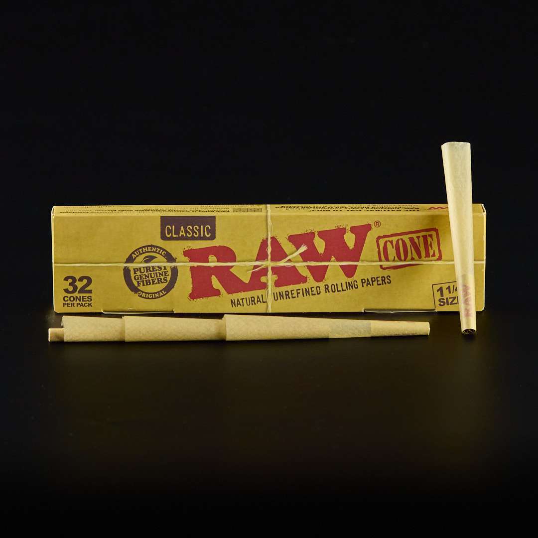 Papel Raw conos King Size Slim 32u.