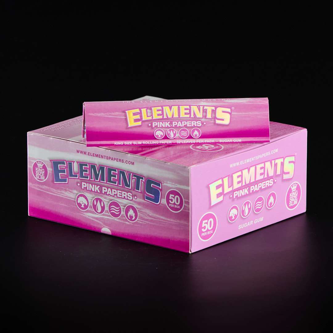 Papel Elements King Size Rosa 50u.