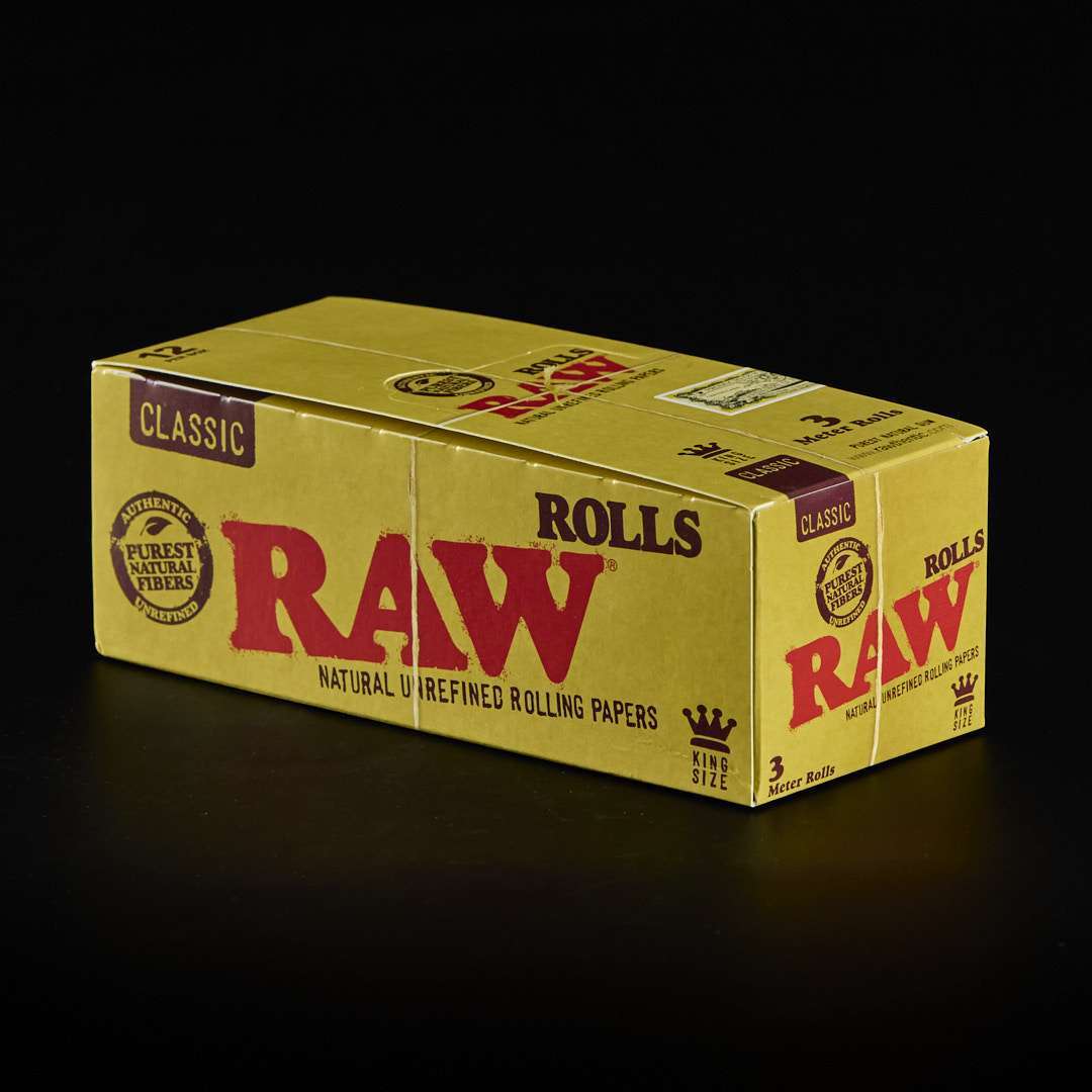 Papel Raw Rollo King Size - 3m - 12u.