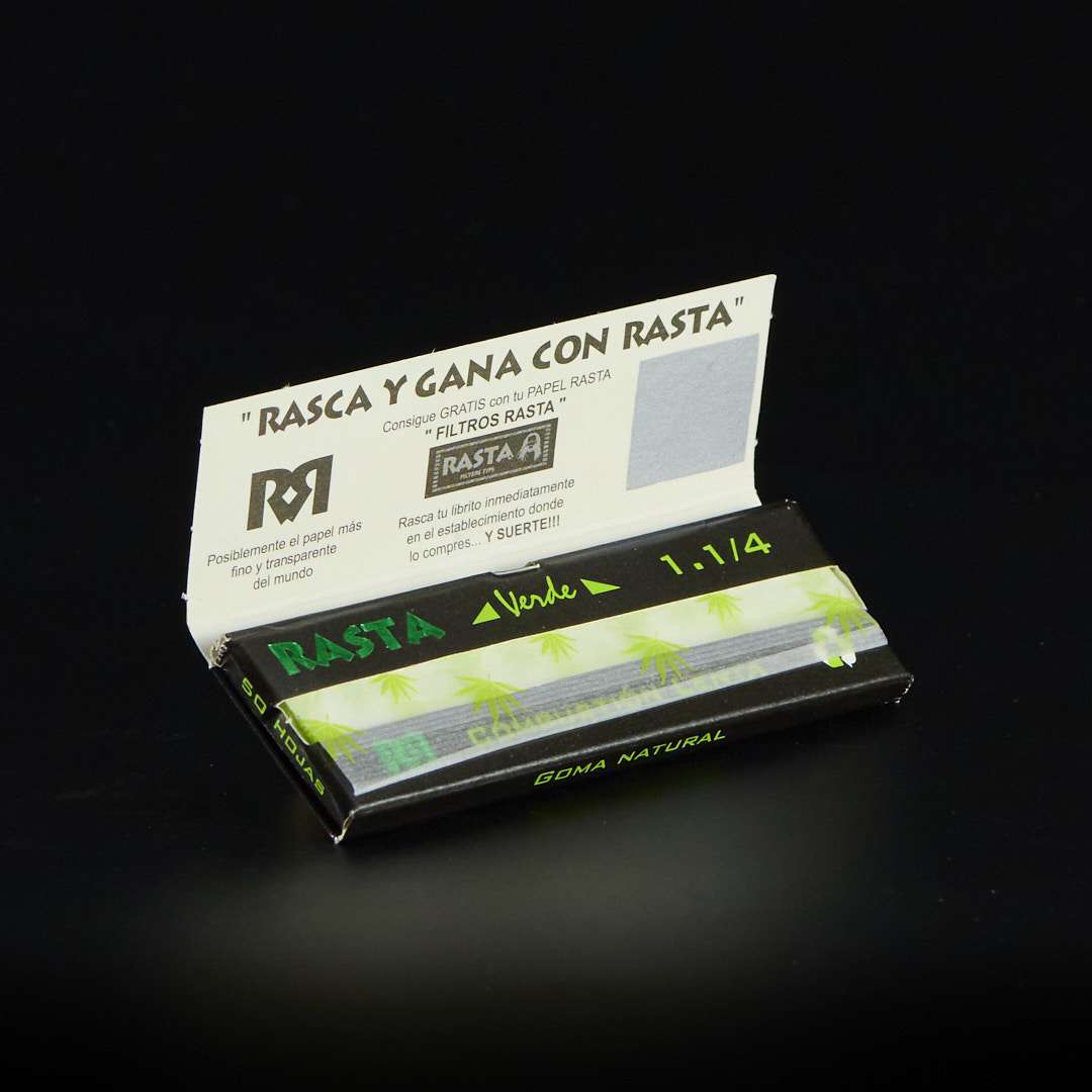 Papel verde con hojas 1 1/4 - Imagen 3