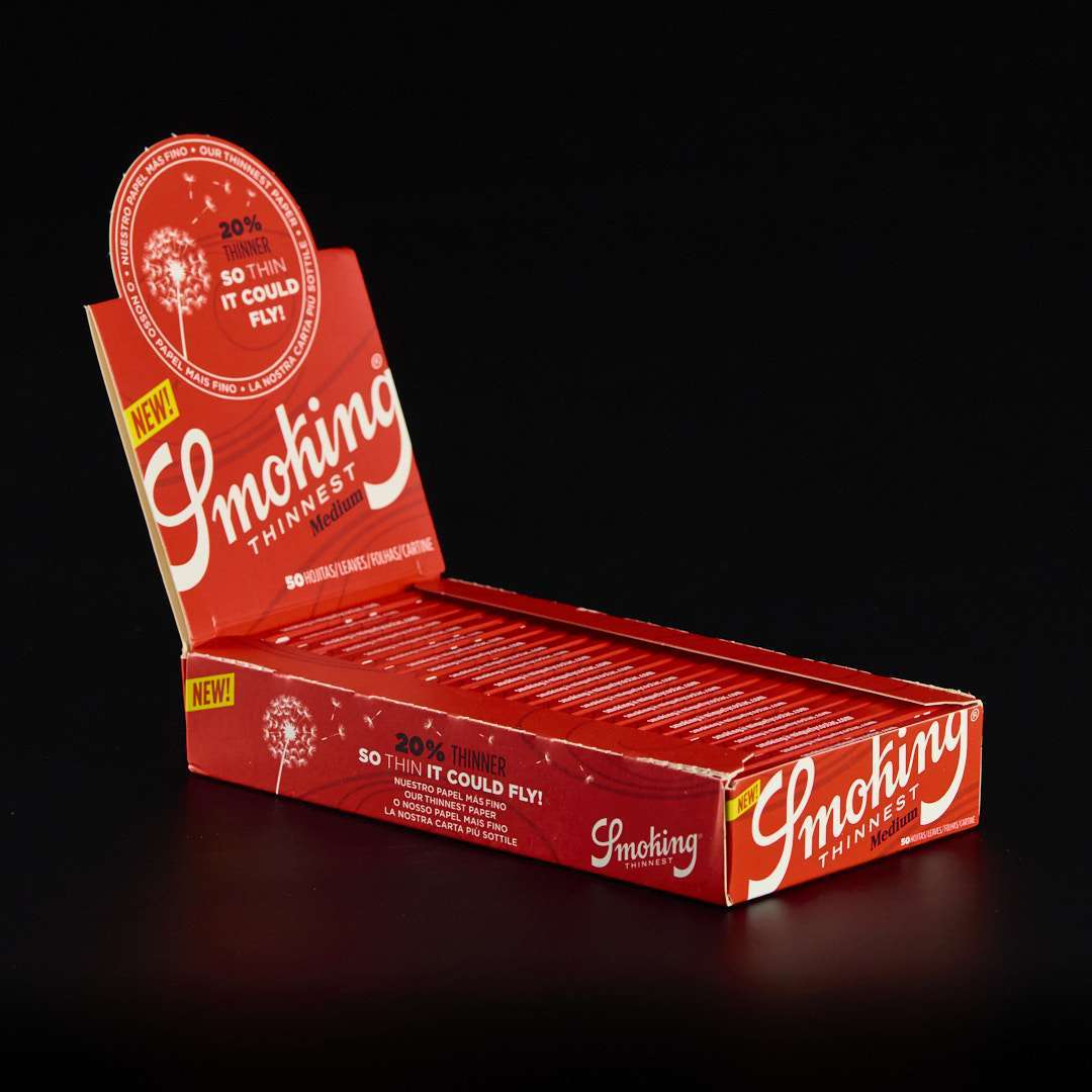Papel Smoking 1.1/4 Rojo Thinnest 25u.