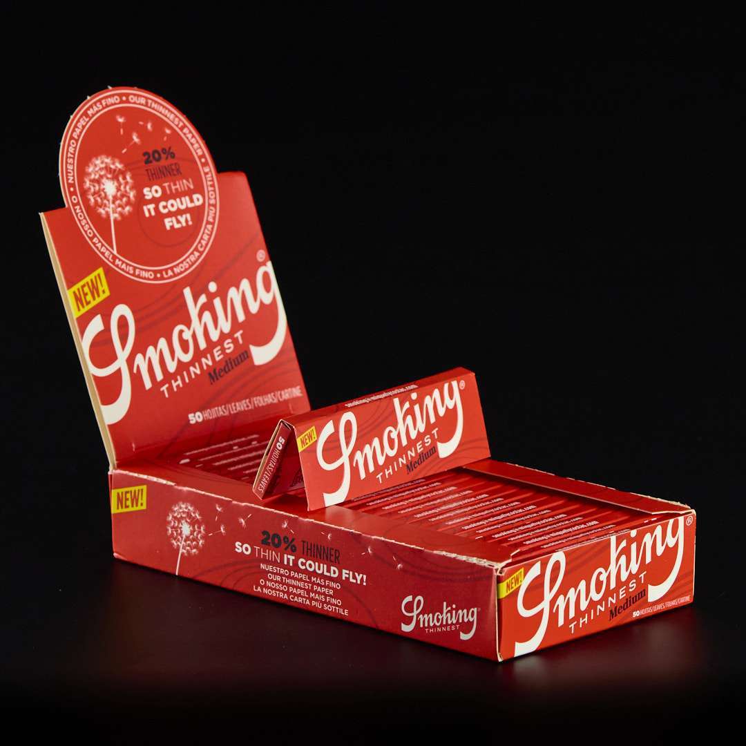Papel Smoking 1.1/4 Rojo Thinnest 25u.