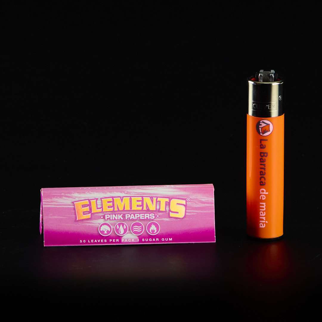 Papel Elements 1.1/4 Rosa