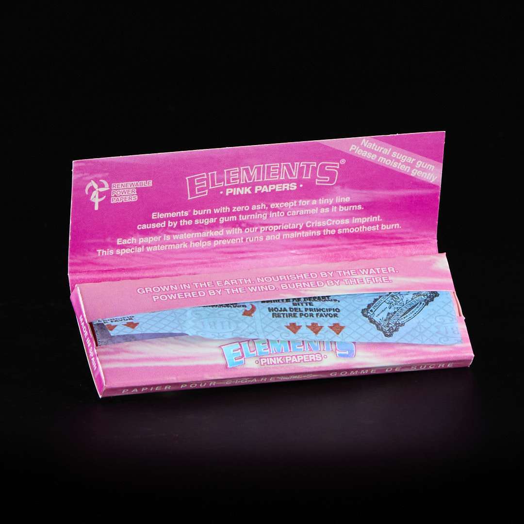 Papel Elements 1.1/4 Rosa