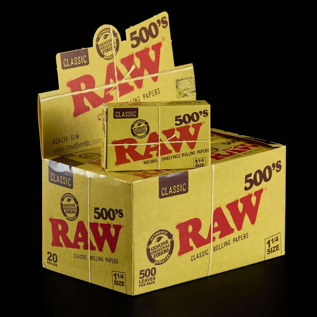 Papel Raw 500 1.1/4 - 20u.