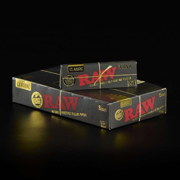 Papel Raw 1.1/4 Black 24u.