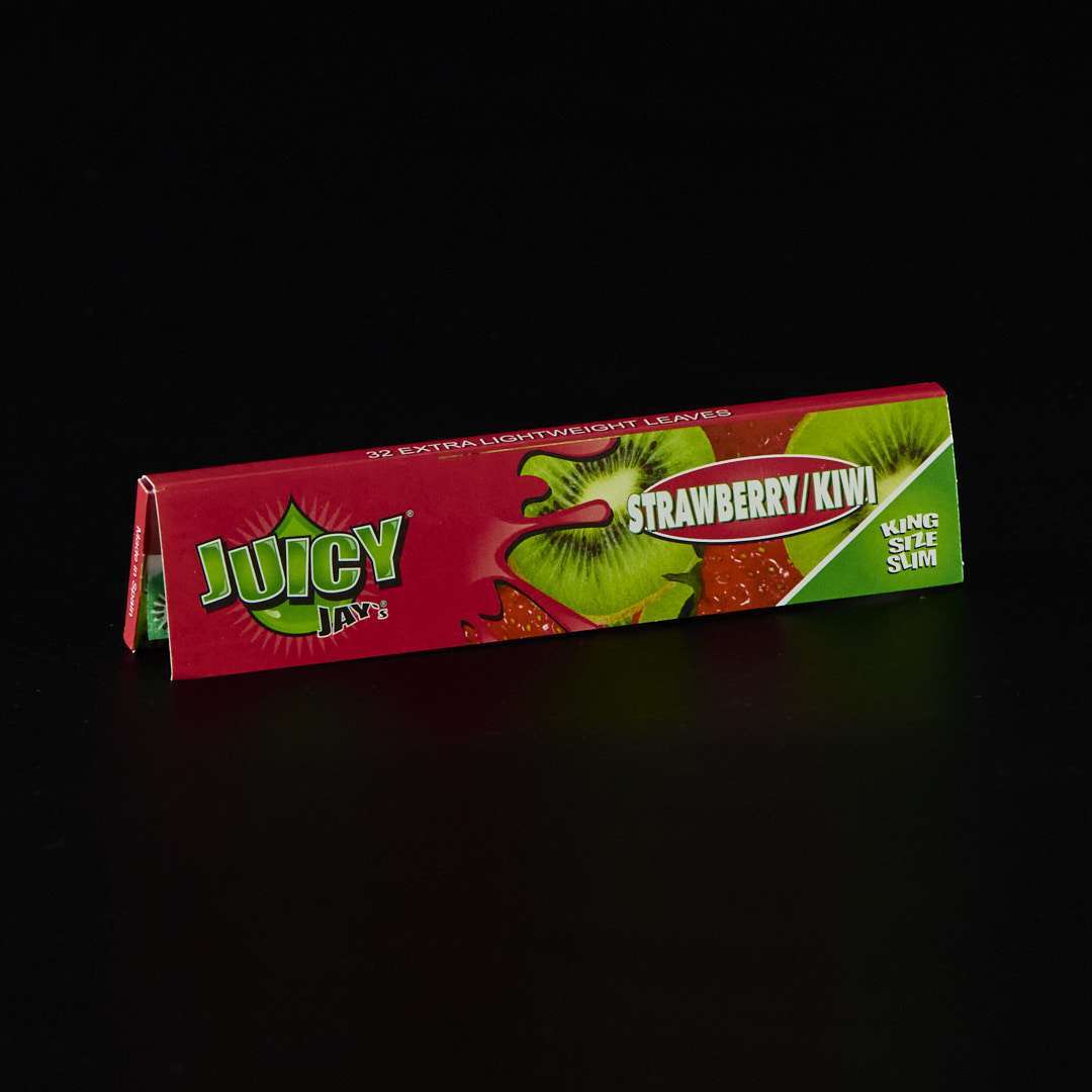 Papel de sabores King Size de Juicy Strawberry/Kiwi
