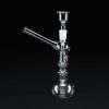 Pipa cristal 20.5 cm Bubble para agua con anillos