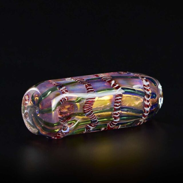 Pipa de cristal americana 10cm Arte cuadrada