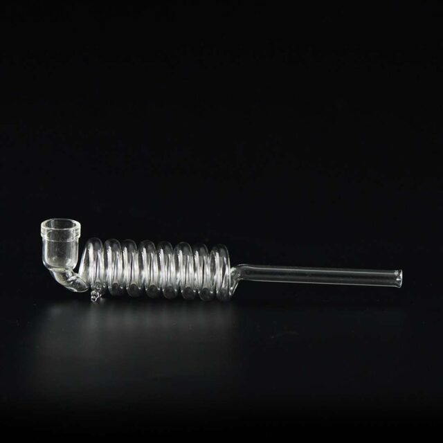 Pipa de cristal 19cm Espiral 8 giros