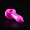 Pipa de cristal americana 10cm Solid rosa