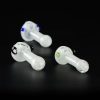 Pipa de cristal americana 9cm White Glow