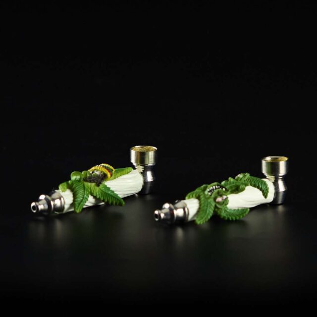 Pipa de metal 10cm Cannabuds