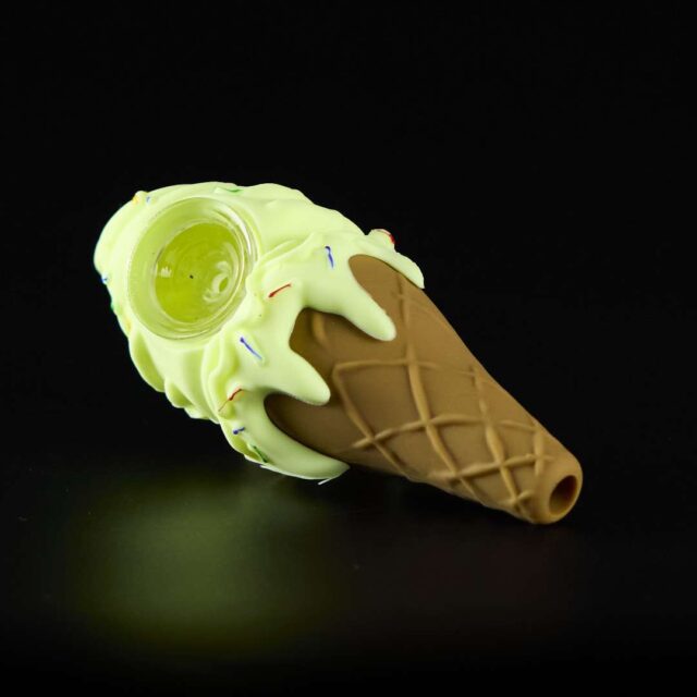 Pipa de silicona 12cm Helado