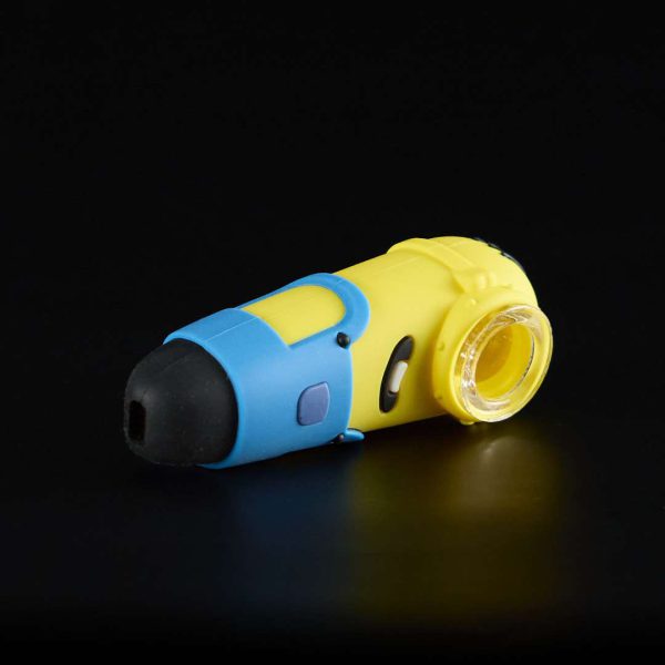 Pipa de silicona 12cm Minion