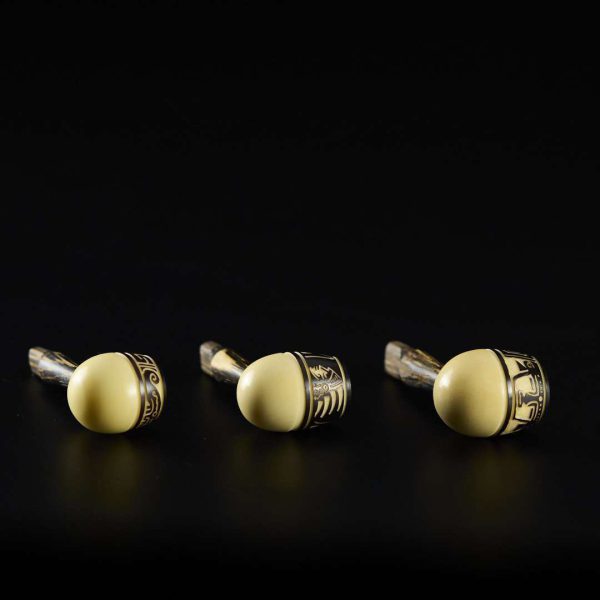 Pipa de tagua 10cm Grande redonda