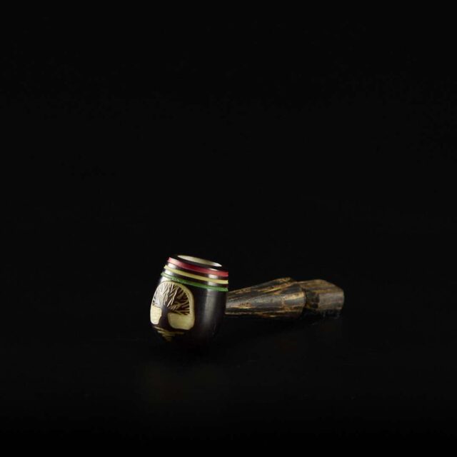 Pipa de tagua 7cm Pequeña Árbol