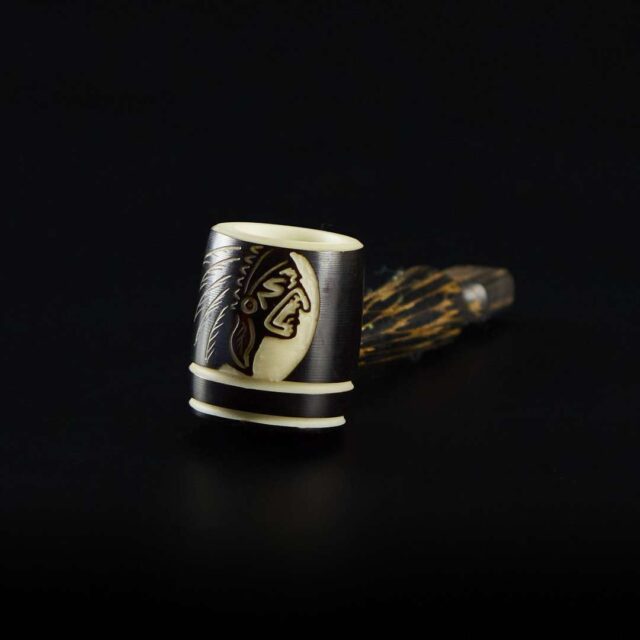Pipa de tagua 9cm Indio