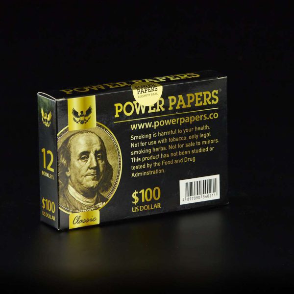 Papel King Size Dollar (15 papeles) - Pack de 12u