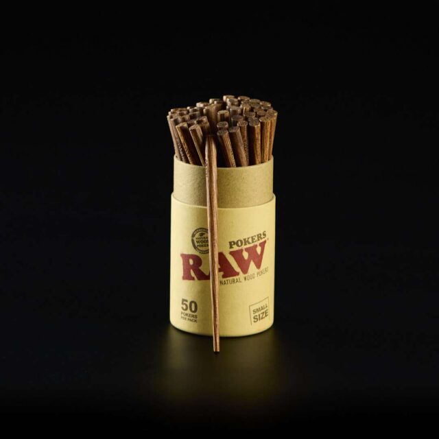 Prensador de madera Raw Poker