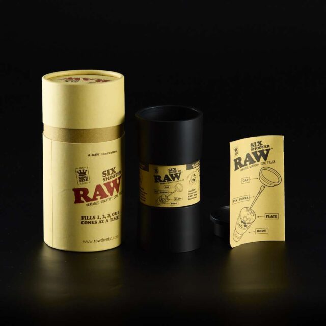 Rellenador de conos King Size - Six Shooter de Raw