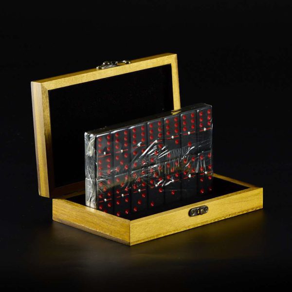 Set de Dominó con caja de madera de Raw