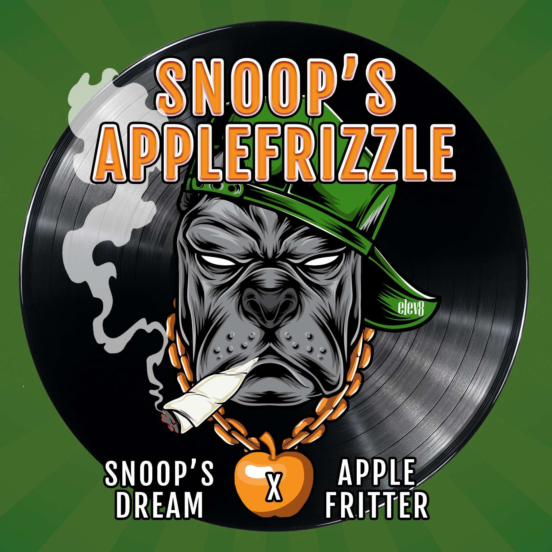 Snoop’s Applefrizzle feminizada de Elev8 Seeds
