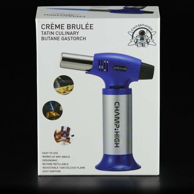 Soplete azul grande de acero de Champ High
