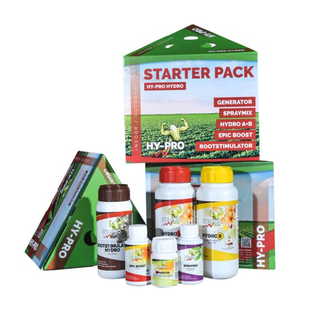 Starter Pack Hydro A+B de Hy-Pro Pack completo de Fertilizantes para Hidroponía